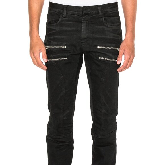 BNWT AW16 FAITH CONNEXION ZIP COATED DENIM BIKER JEANS 29 - Picture 15 of 15